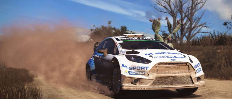 Демонстрация динамических эффектов грязи в WRC 5