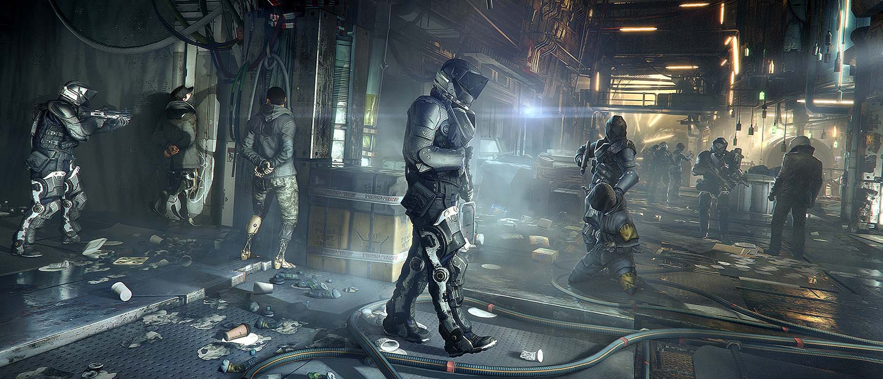 Сравнение Deus Ex: Mankind Divided - 2015 vs 2016