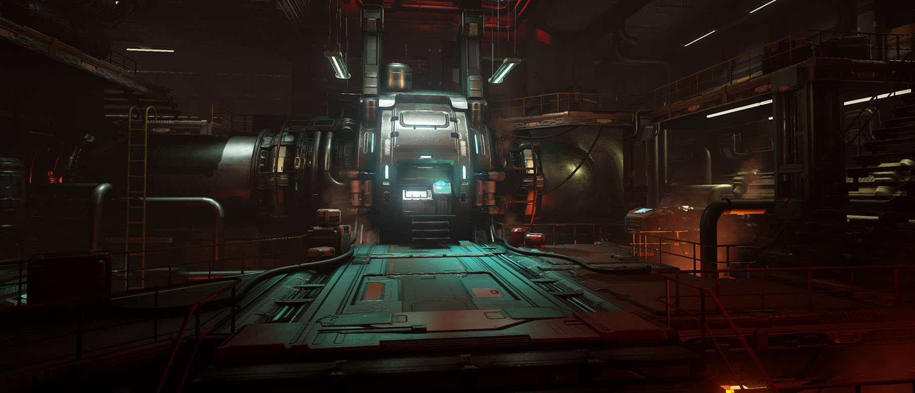 Декорации вдохновленные DOOM на Unreal Engine 4