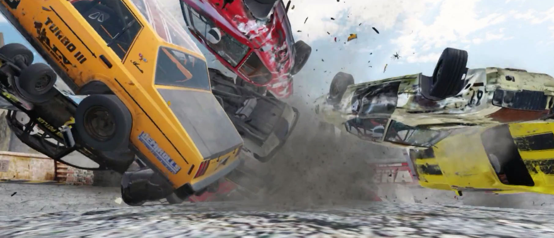 Моддеры воссоздают Destruction Derby 2 в Wreckfest