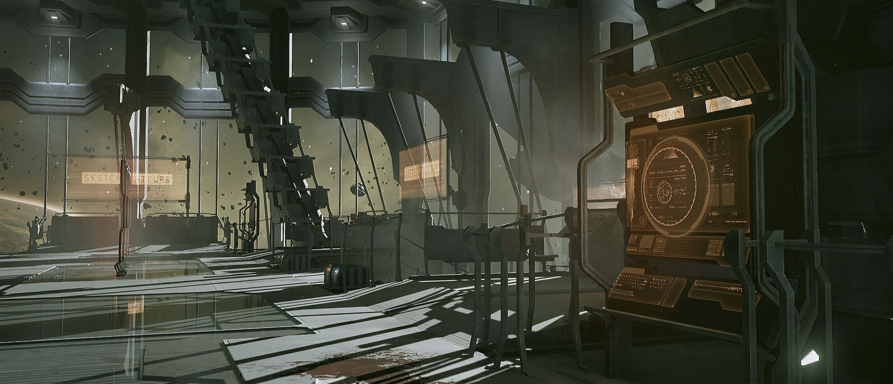 Атриум из Dead Space воссозданный на Unreal Engine 4