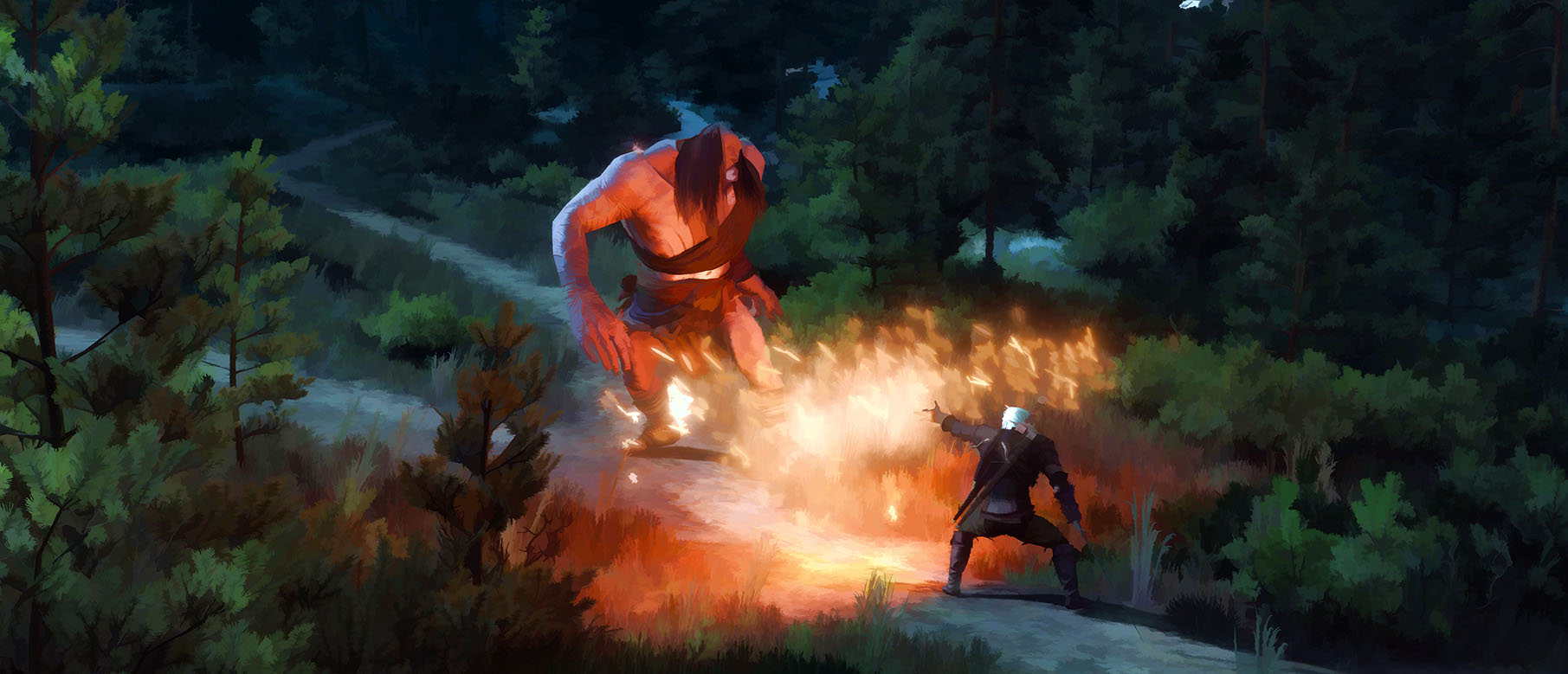 Как бы выглядел The Witcher 3 если бы использовал сэл-шейдинговую графику