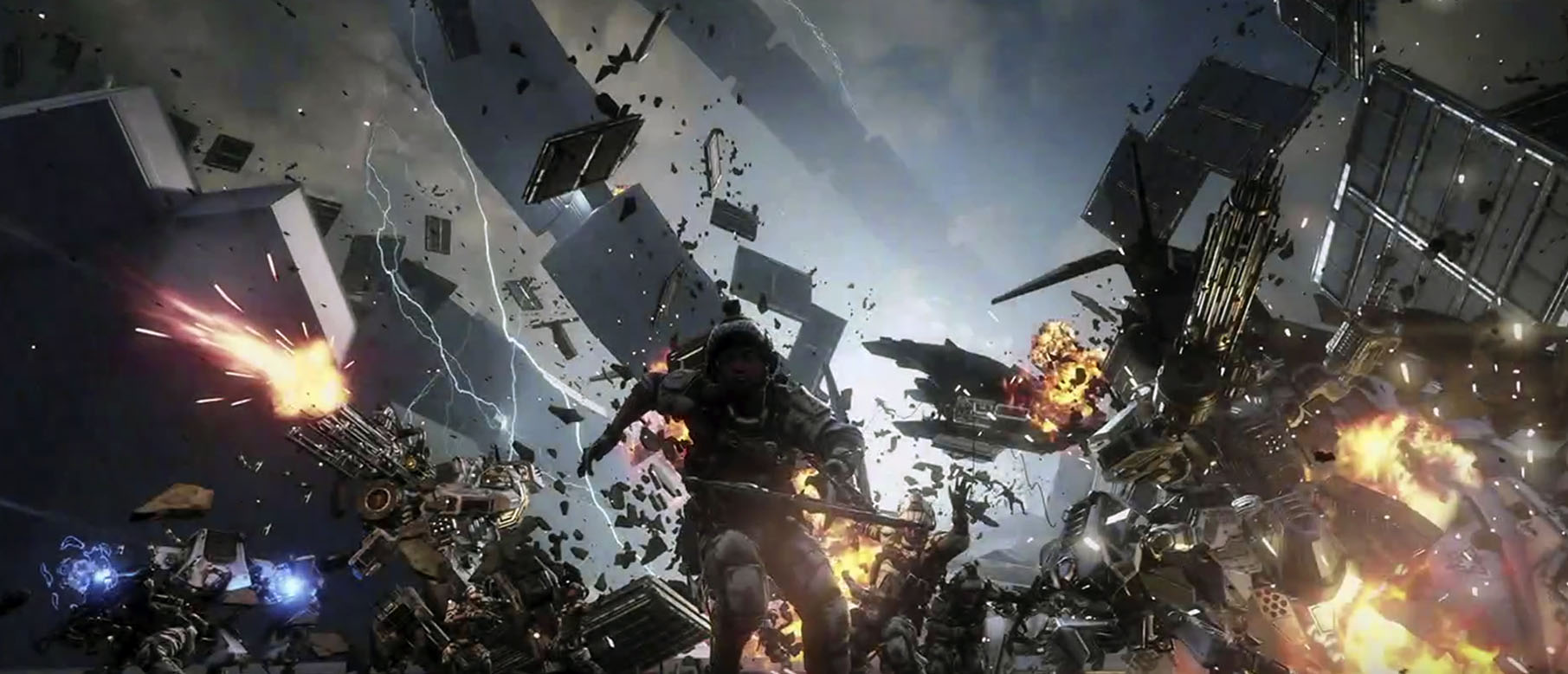 Гора геймплея из мультиплеера Titanfall 2