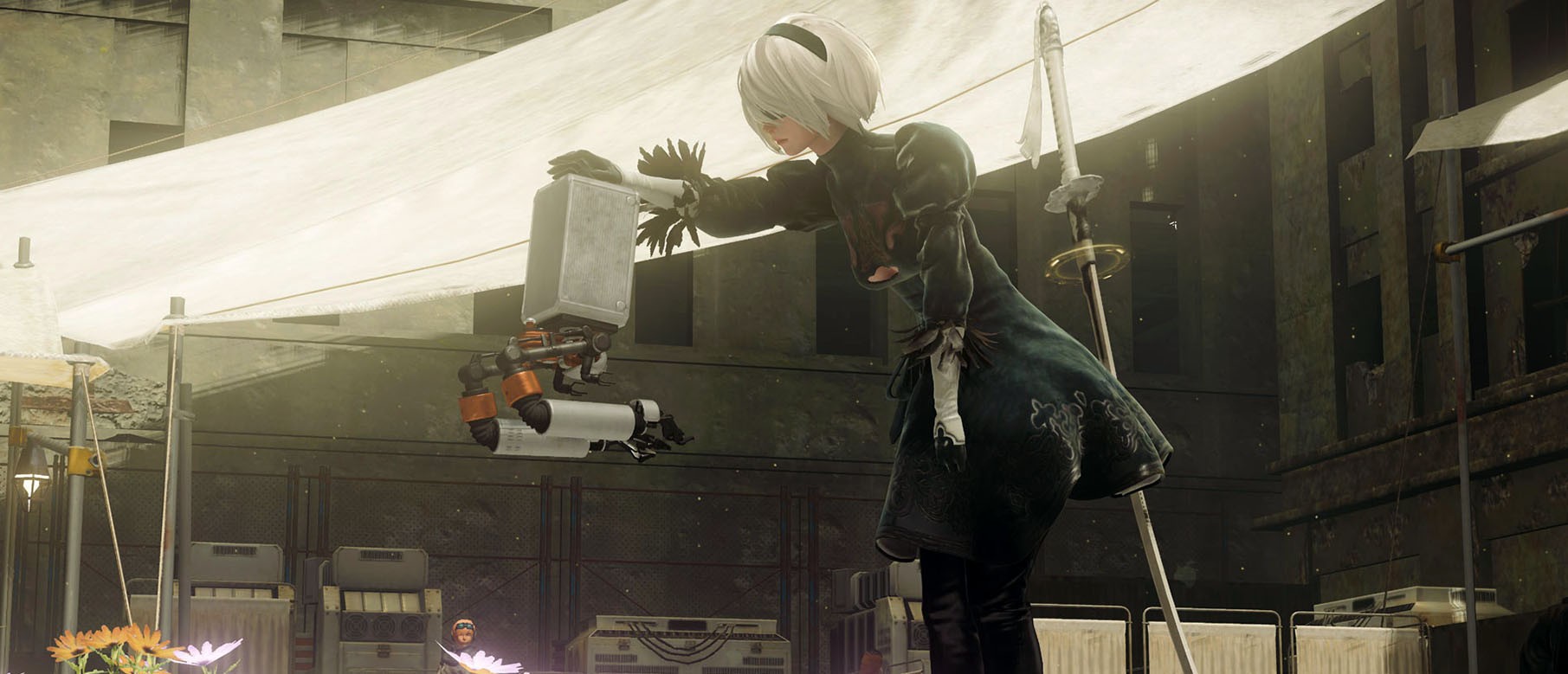 Новый набор скриншотов NieR: Automata