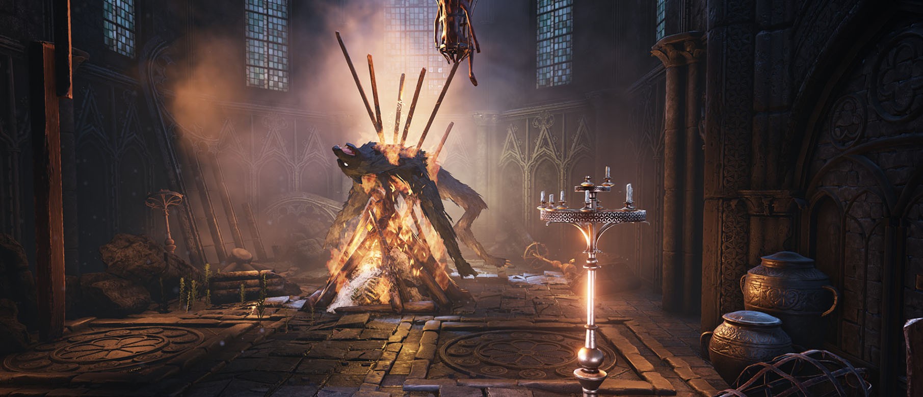 Шикарная локация созданная на Unreal Engine 4 и вдохновленная Bloodborne