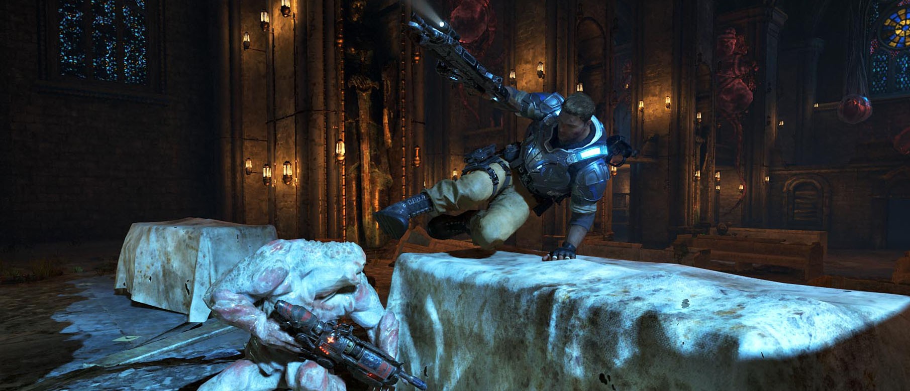 На старте в Gears of War 4 будет сплитскрин кооператив на PC и кроссплатформенная поддержка