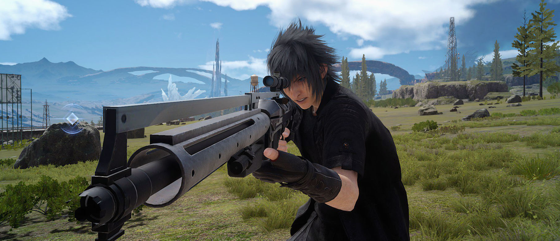 Первое изображение редактора персонажей в Final Fantasy XV