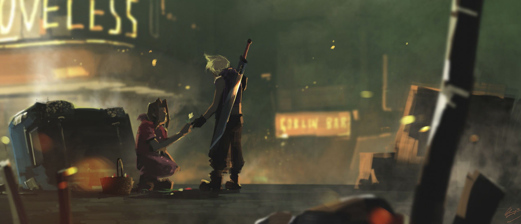 Игрок потратил 500 часов для достижения максимального уровня в Final Fantasy VII в первой локации