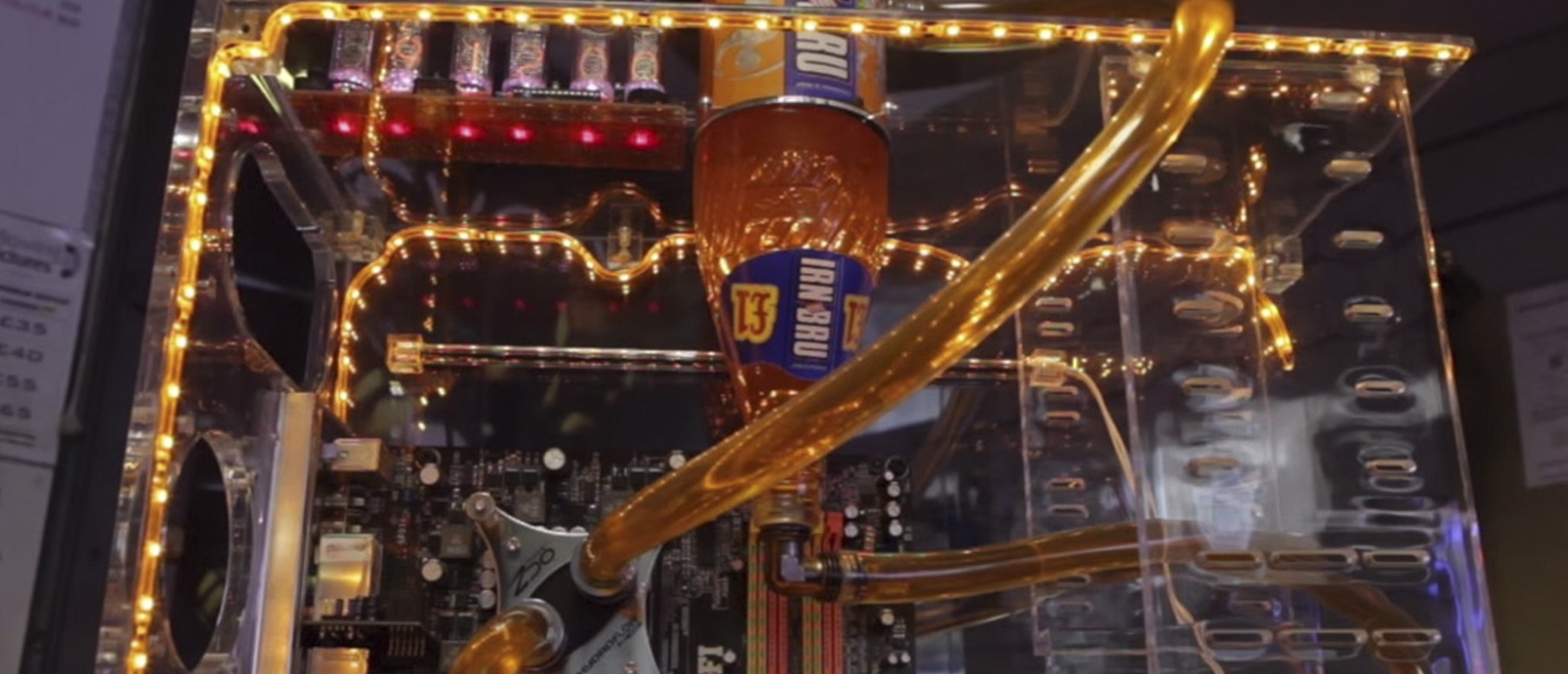 Шотландец использовал Irn-Bru в системе жидкостного охлаждения