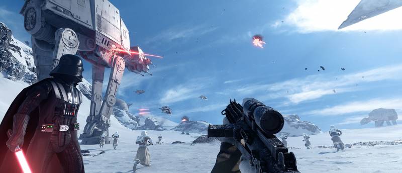 10 минут нового геймплея Star Wars: Battlefront